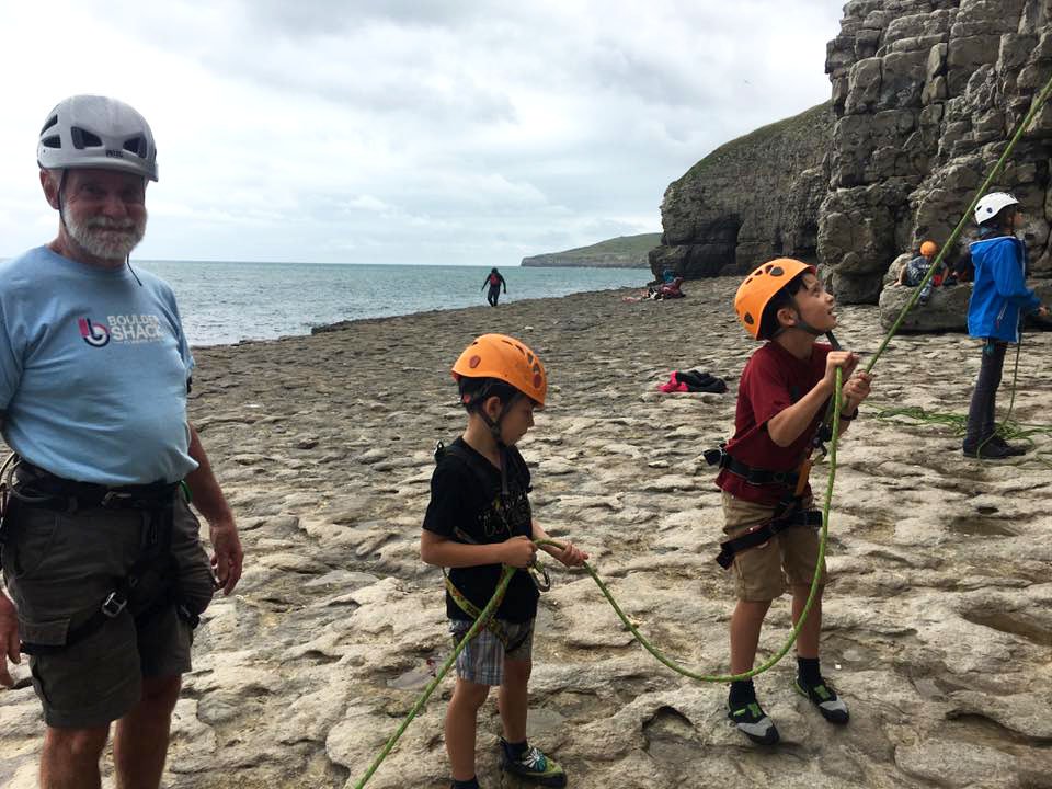 Outdoor climbing