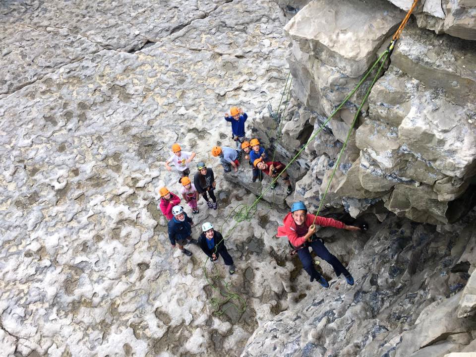 Outdoor climbing