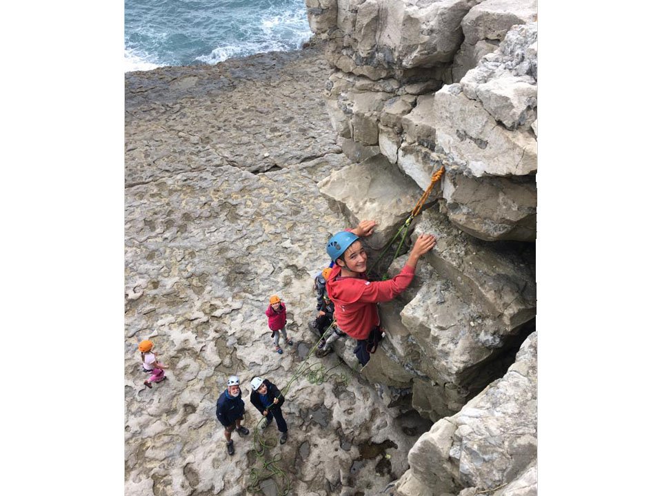 Outdoor climbing