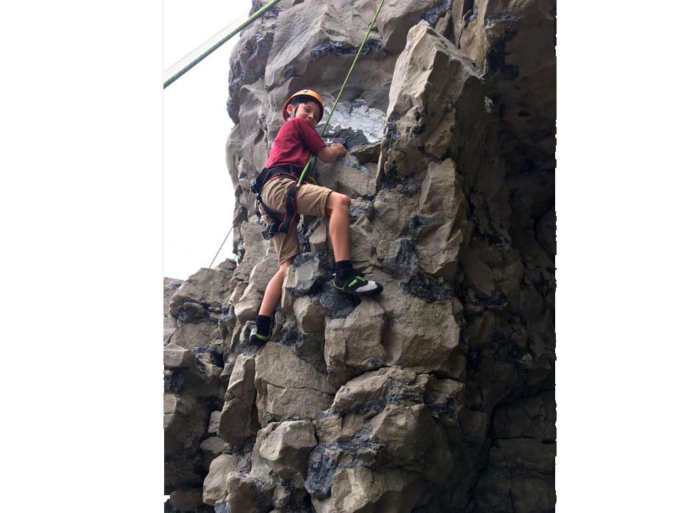 Outdoor climbing