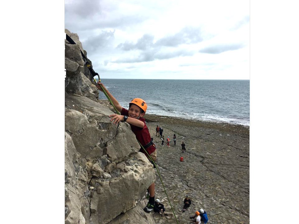 Outdoor climbing