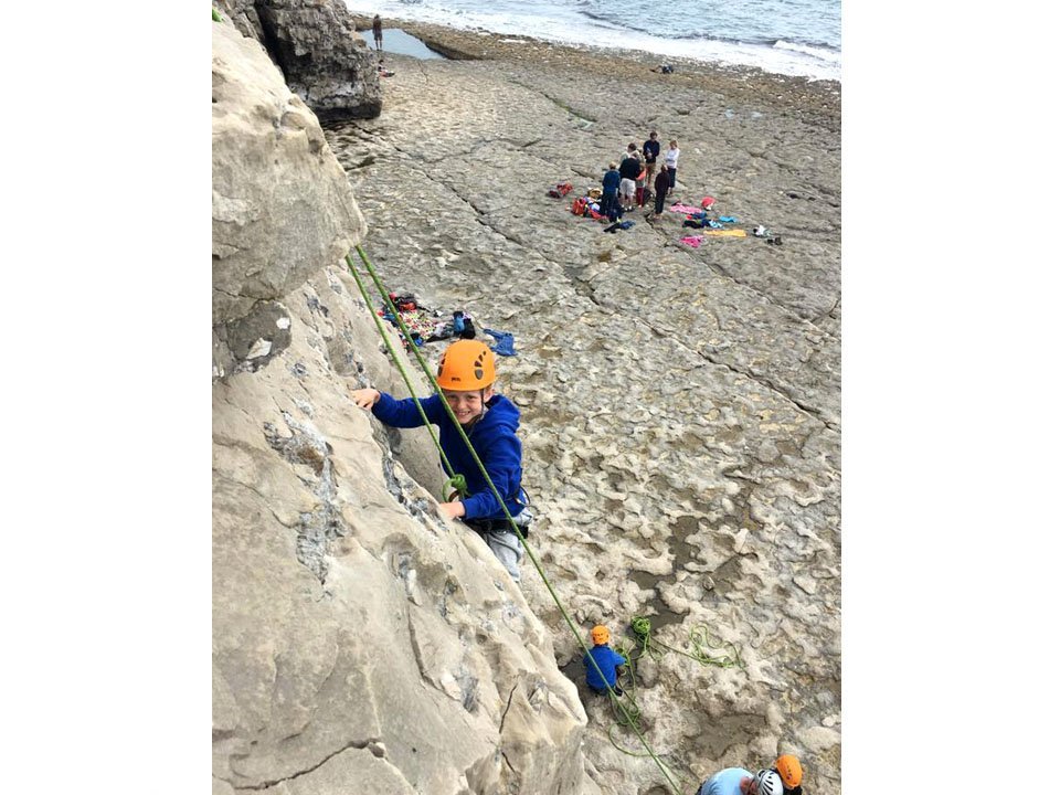 Outdoor climbing