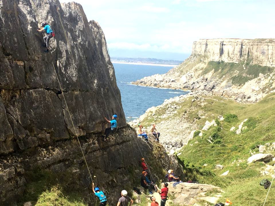 Outdoor climbing