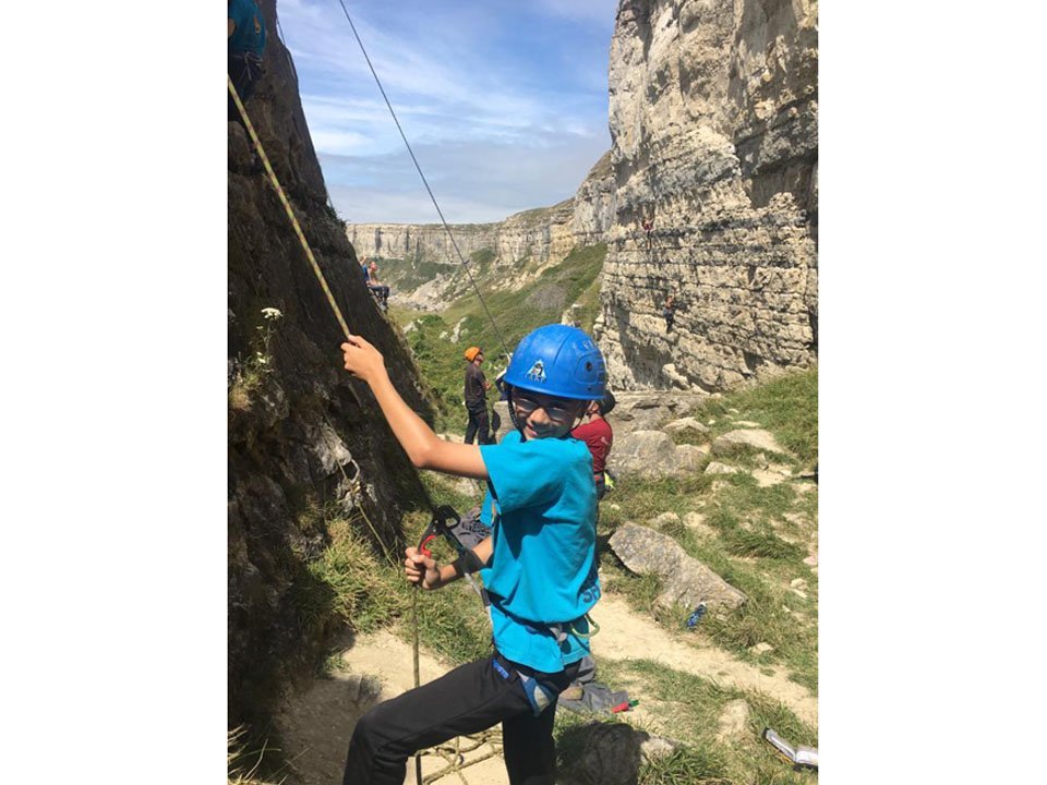 Outdoor climbing