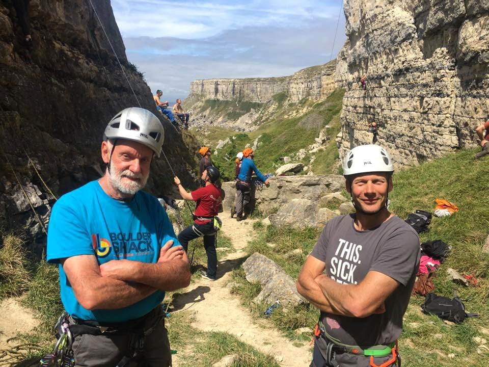 Outdoor climbing