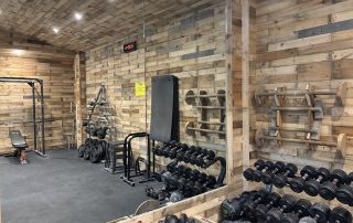 The gym at boulder shack